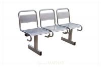 Секция стульев 3-х местная (сиденье и спинка металлические)