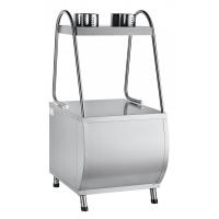 Прилавок для столовых приборов и подносов Патша, нейтр.шкаф, l630 мм