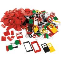 Окна, двери и черепица для крыши. LEGO