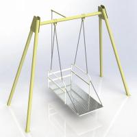 Качели с пандусом для инвалидной коляски