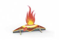 Декорация настольная "Вечный огонь"