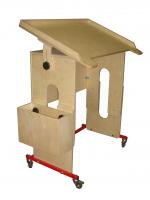 Стол-парта на колёсиках